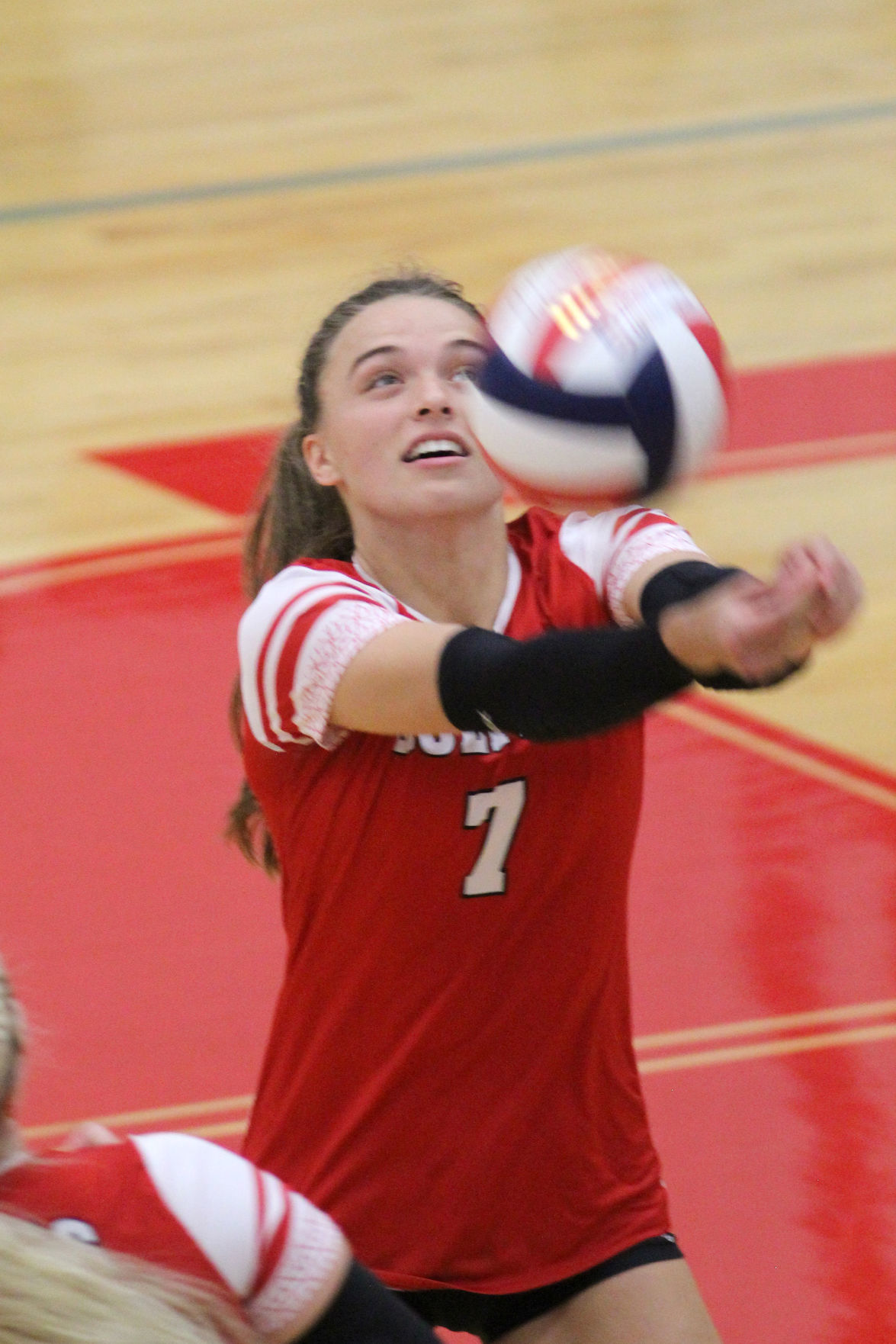 Cameron at Colfax volleyball regionals 10-24-19